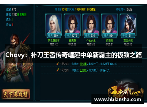 Chovy：补刀王者传奇崛起中单新霸主的极致之路