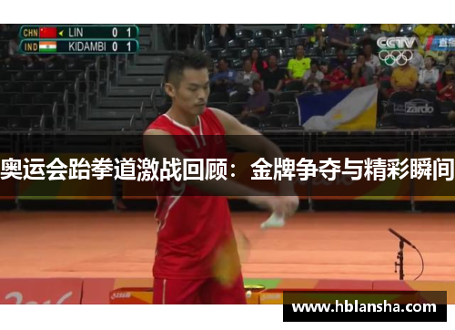 奥运会跆拳道激战回顾：金牌争夺与精彩瞬间